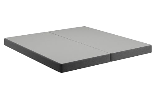 Beautyrest Low Profile King Mattress Foundation â€“ Flat Bed Base Box Spring Alternative with Durable Wood & Steel Support, Ideal for Modern Beds & Easy Access