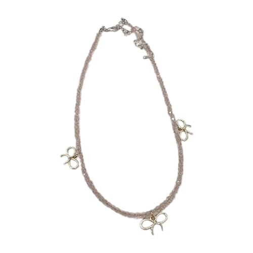Collier bowknot strass pour illuminer vos soirées de gala et mariages