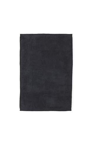 Image of Barefoot Dreams CozyChic Ribbed Throw, Carbon, 54 inchx72 inch