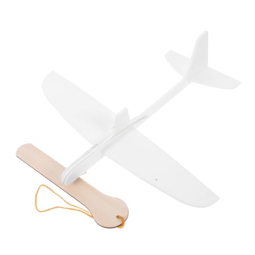 BESPORTBLE 1 Juego De Planeadores De Madera para Manualidades para Modelismo De Aviones Kit De Avión Modelo De Avión Retro Avión De Madera Aviones De Madera Planeador De Madera Beige