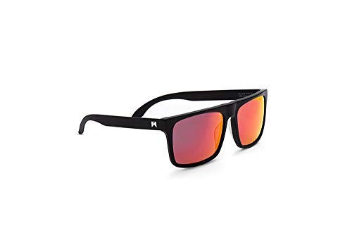 William Painter unisex adult The Level Titanium Polarized Sunglasses (Black/Red). The Ultimate In Comfort & Durability, Classic