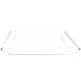 Cq acrylic Clear Serving Tray-16" x12" Large Acrylic Tray for Coffee Breakfast Tea Food Butler-Decorative Display Tray,Countertop Decorative Tray,Vanity Tray with Handles