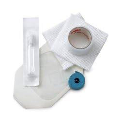 Medical Action 967014 IV Start Kit with StatLock, 1.5 mL CHG FREPP, and Tegaderm 1624 Pack of 100