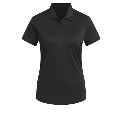 adidas Women's Solid Performance Polo Shirt, Black, Small by adidas - Image 8