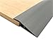 BE-TOOL Self-Adhesive Inclined Decorative Transition Tape, Door Threshold Transition Strip, PVC Soft & Flexible Ramp Strip Edging Strip for Door, Doorway, Foor, Carpet,Wall-Brown, 6.56ft