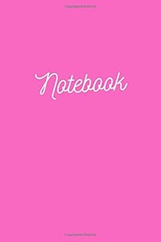 Notebook Pink - Blank, Unlined, Plain : Notebook, Scratch and Sketch Book, Journal, Drawing, Writing (100 Pages, 6 X 9 )
