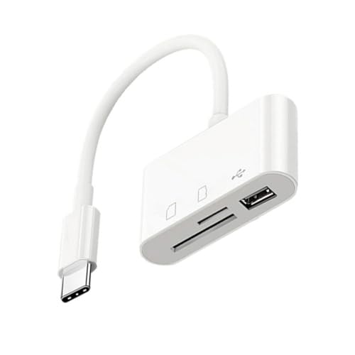 XINYIN Adaptateur USB C À Carte Mémoire pour Le Fichiers Fast Easy File Accès Fichier Connexion des Claviers Périphériques USB