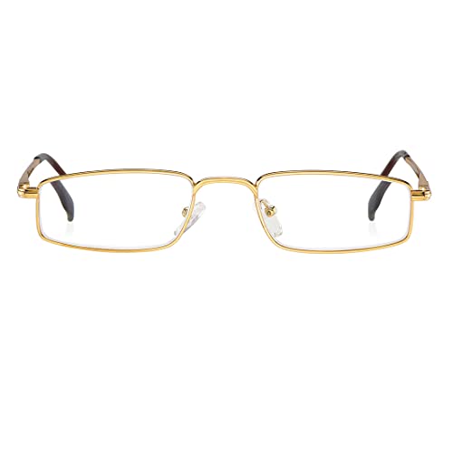 Image of Full Rim Rectangle Reading Glasses For Men and Women Anti reflection Scratch resistant reading glasses Powers from +0.75 to +3.50 k-2011