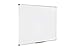 Bi-Office Maya, Pizarra blanca magnética con marco de aluminio, 1200 x 900 mm