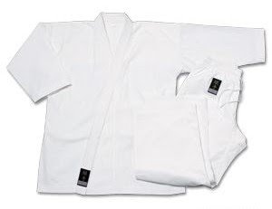 Pro Force 10 oz 55% Cotton / 45% Polyester Uniform - White - 8