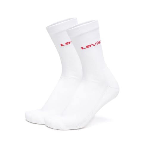 Image of Levi's Men's Cotton Stretch Crew Length Half Terry Socks with Cushioned Sole (Pack of 3)