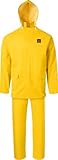Ironwear 9202-FR Flame Retardant 3-Piece Rain Suit (US, Alpha, X-Large, Regular, Regular, Yellow)