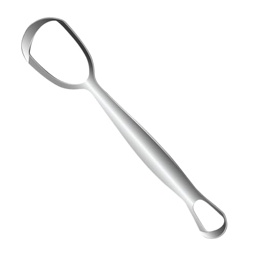 Limpiador lingual | Raspador de lengua de metal para el cuidado dental, limpiador en forma de abanico reduce el mal aliento, mejora la higiene bucal y el cuidado dental diario para toda la familia