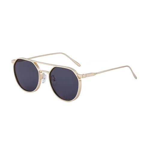 Image of Dervin UV Protected Round Sunglasses for Men and Women