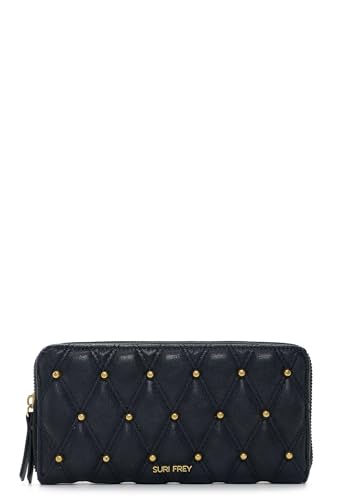 Porte-monnaie Suri Frey Corey en bleu marine avec fermeture zip