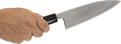 Sakai Ichimonji Yoshikuni, Made in Japan, Deba, Knife, 5.9 inches (150 mm), White Two Steel, Wooden Handle