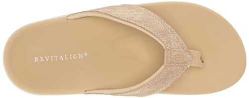 Image of REVITALIGN Women's Yumi Metallic Orthotic Sandal