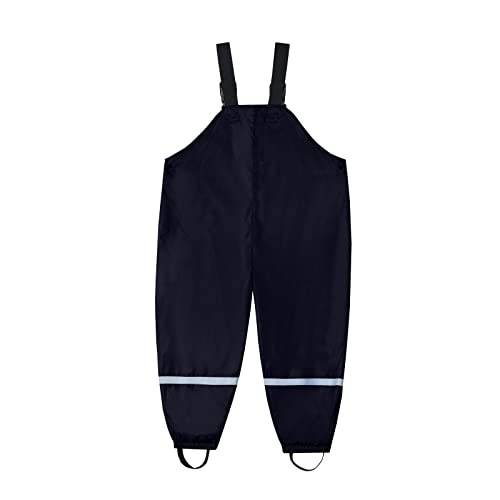 Kids Raincoats Toddler Dungarees Mud Windproof Fabric Rain Playsuit Warm Water-proof Boys Double Raincoat Kids3