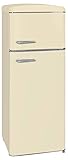 Retro-Design Exquisit RKGC 270/45-16 A++MW Retro-Kühl-Gefrierkombination/EEK: A++/4* Gefrierfach/164 Liter Kühlen/44 Liter Gefrieren/ Retro-Handgriff/Magnolienweiß