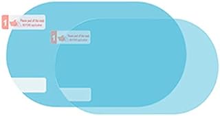 2PCS Film Anti Rain Water Repellent Film Car Mirror Window Clear Films Anti Dazzle Rearview Mirror Anti Fog Rainproof Film...