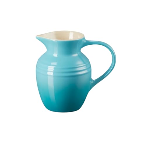 Le Creuset Stoneware Breakfast Jug, 600 ml, 550 g, Teal, 70903061700002