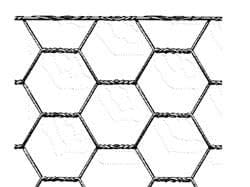 Alberts 614102 Sechseckgeflecht | verschiedene Längen und Höhen - wahlweise in verschiedenen Farben | verzinkt | Maschung 13 mm | Höhe 50 cm | Länge 10 m
