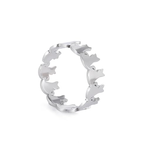 Anneaux de compagnie chien et chat : anneau ouvert réglable pour femme et homme tendance