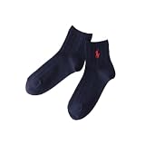 POLO RALPH LAUREN レディース ワンポイント ケーブル ショートソックス 03207386 21～23cm 68.ネイビー