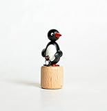  Rudolphs Schatzkiste Holzspielzeug Wackelfigur Pinguin Höhe=7,5cm NEU Spielzeug Wackeln Wackeltier Wackelspielzeug Figur Holzspielzeug Holztier Tier Drücken Drückfigur Holz Holzfiguren Seiffen Erzgebi