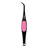 Craft Medley 204563 BT200 Beading & Jewelry Tool, Precision Tweezer Soft-Grip with Reverse Grip