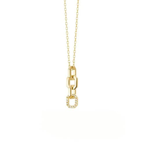 Pendentif en zircon de qualité supérieure et chaîne S925 XJBTBA