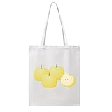 [NBKING] 秋の味覚の梨 トートバッグ キャンバストート 肩掛け 手提げ 大容量 ショッピングバッグ おしゃれ 人気 エコバッグ 買い物 通学 通勤 旅行 プレゼント 男女兼用