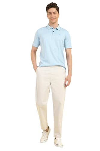 Image of Allen Solly Men's Cargo Pants | Regular Fit | Pull-Up Elastic Waist | Multi-Pocket Design | Travel & Outdoor Wear