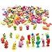 CXHM 20 pièces Mini modèle de Capsule de Ventouse Mons-ter, Petites Figurines d'action d'animaux d'anime de Dessin animé Jouets de Ventouse