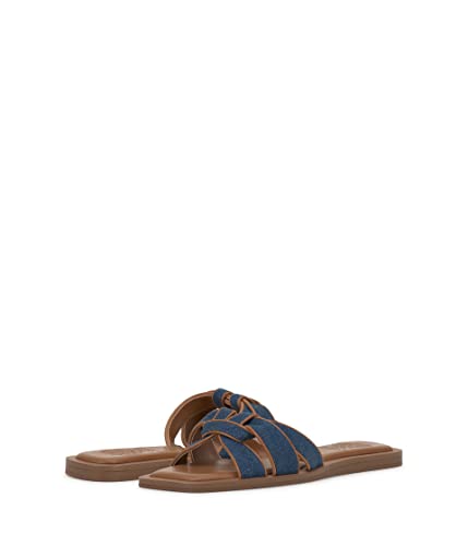 Sandale Plate Vince Camuto Barcelens 38 Nu-Pieds Indigo Femme