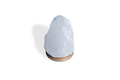 Himalite LED Color Changing Pure Himalayan Mini Salt Lamp - Himalayan Lamp for Home Decor - Salt lamp for Night Light for Soothing ambience - A Perfect Room Decor Light Bulb, White