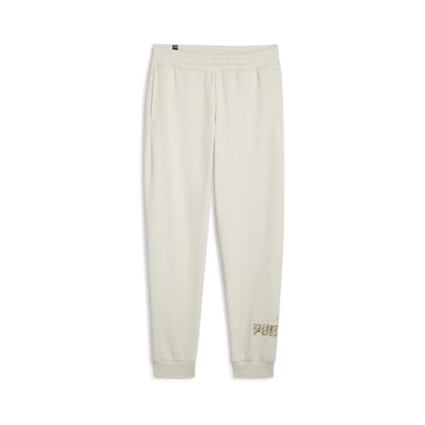 PUMA Women's ESS+ Animal Knitted Pants in Alpine Snow Cover