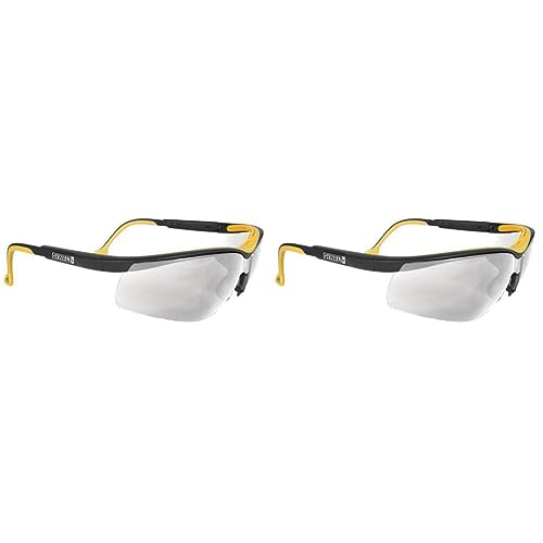 Dewalt DPG55-1C Dual Comfort Clear High Performance Protective Safety Glasses with Dual-Injected...