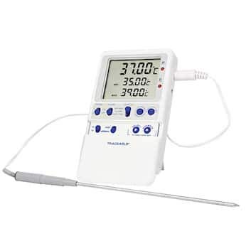 Digi-Sense AO-90000-23 Digi-Sense Traceable Extreme-Accuracy Digital Thermometer with Calibration; 0.00 Celsius