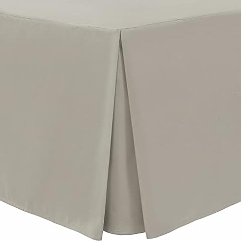 Linen Home Box-Plissee-Volant-Bettlaken, King-Size-Bett Cover