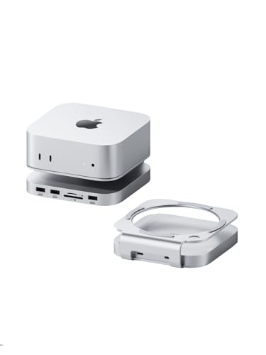 Hagibis Mac Mini M4 SSDスタンド ハブドック NVMe SSDケース内蔵 USB3.2 Gen2拡張 SDカードリーダー付き Mac mini M4用拡張スタンド MC60