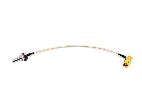Câble coaxial RG316 QMA femelle vers RP SMA mâle de 30cm pour extension 50 Ohm
