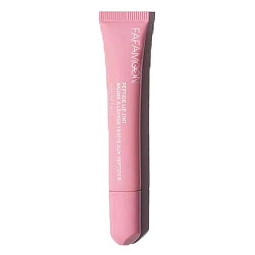4PCS Peptide Lip Gloss, Peptide Lip Balm Set, Lip Butter Balm, High-Shine Plumping Nude Colors Lip Glow Oil Jelly Lipstick, Cruelty Free Lip Plumper (01-Ribbon)