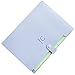 Tofficu Accordion Folder Snap Closure Light Document Organizer for Home Office and School Use Plastic File Holder for Important Papers
