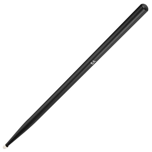 KIMISS 1 Par Baquetas de Batería 5A de Madera de Maple - Negro - Baquetas Profesionales para Músicos y Bateristas miniatura 2