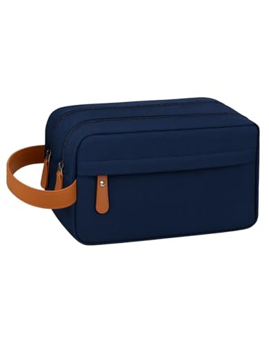 Necessaire Organizador Masculino Feminino Viagem Trabalho Impermeável Unissex Estojo (AZUL)