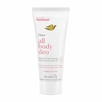 Dove All Body, Desodorante Corporal Em Creme, Para o Corpo Todo, Framboesa e Rosa 75g