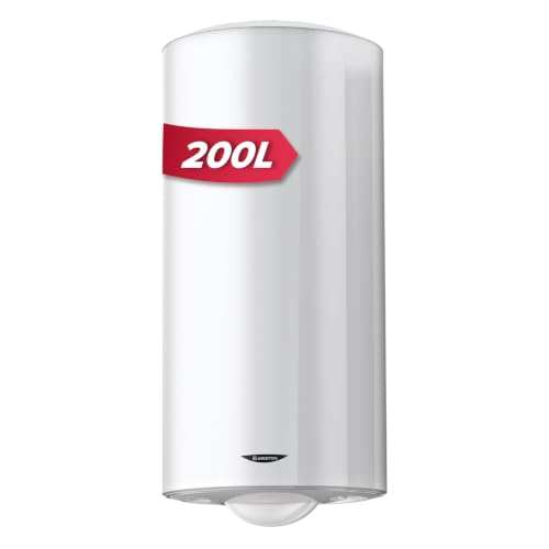 Ariston INITIO 200 L - Chauffe-eau Électrique Vertical Mural 200L - Ø560mm - Résistance Blindée Thermoplongée - NF Performance 2** - Conçu pour être...