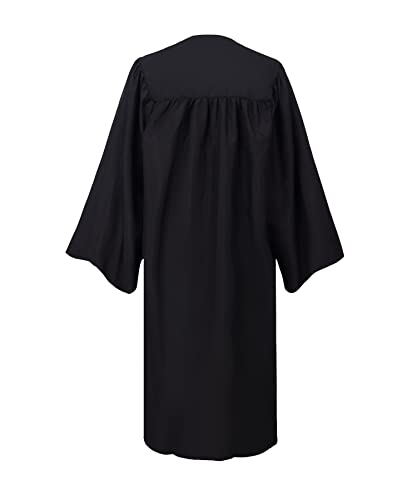 Image of GradClassical Matte Graduation Cap and Gown 2026 Set for High School and College Bachelor
