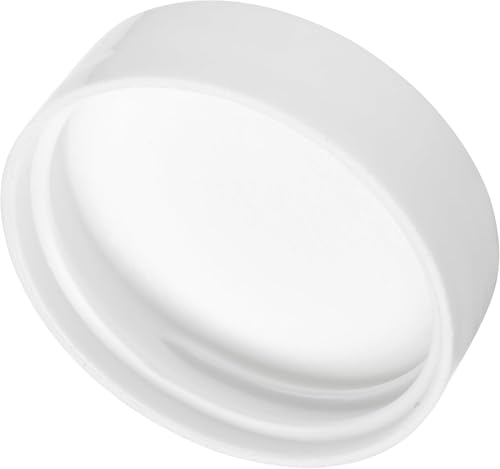 Plastic Smooth Natural Lid With a Foam Liner for Jar (24 Pack) (Neck Size 89-400)